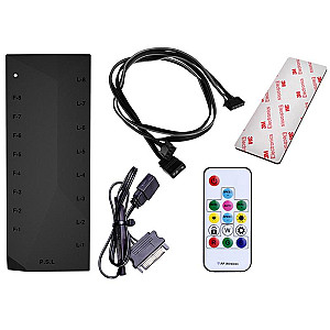 Хаб для вентиляторів ID-Cooling HA-02C (ARGB PWM HUB)