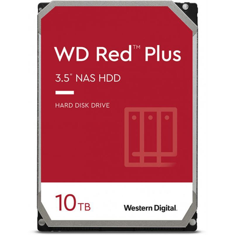 Накопичувач HDD SATA 10.0TB WD Red Plus 7200rpm 256MB (WD101EFBX)