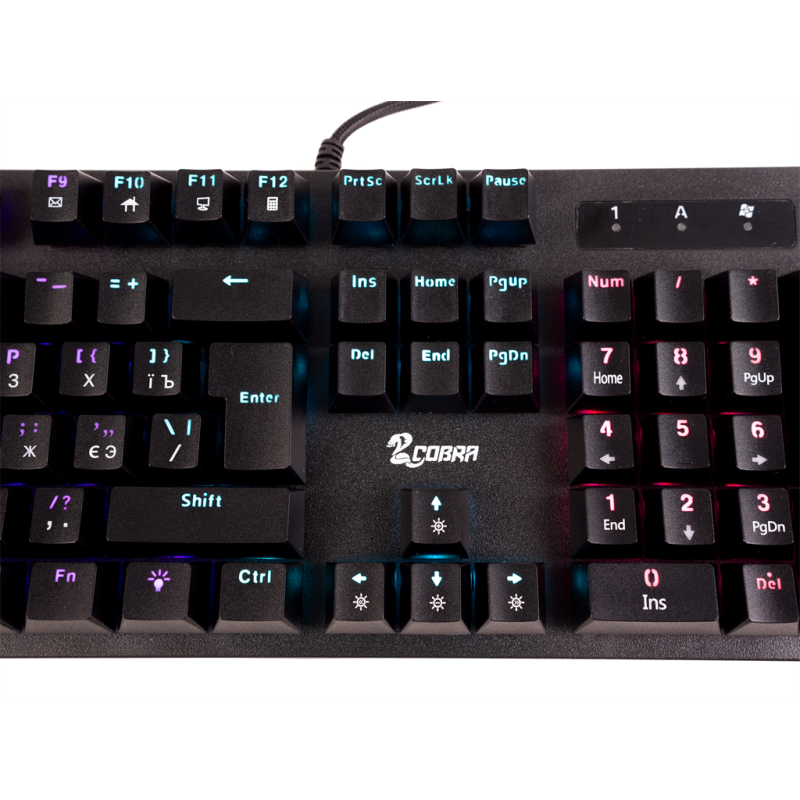 Клавіатура COBRA MK-101 Ukr Black