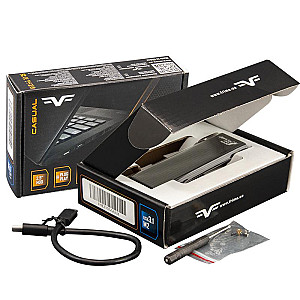 Зовнішня кишеня Frime M.2 NGFF SATA, USB 3.1, Metal, Black (FHE210.M2U31)