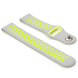 Ремінець BeCover Nike Style для Samsung Galaxy Watch 46mm/Watch 3 45mm/Gear S3 Classic/Gear S3 Frontier Grey-Green (705789)