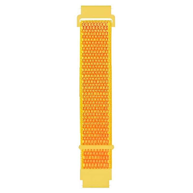 Ремінець BeCover Nylon Style для Amazfit Stratos 1/2/2S/3/GTR 2/GTR 47mm/GTR Lite 47mm/Nexo/Pace Yellow (705894)