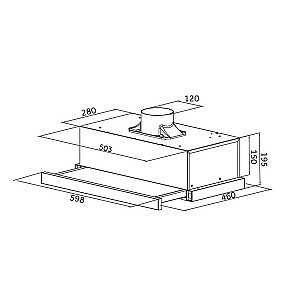 Витяжка Pyramida TLX2-50 BR