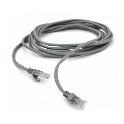Патч-корд литий Ritar PCR-CU/1.5G/09100 UTP, RJ45, Cat.5e, 1,5m, сірий