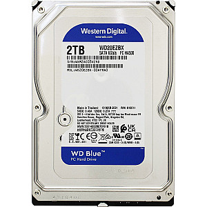 Накопичувач HDD SATA 2.0TB WD Blue 7200rpm 256MB (WD20EZBX)