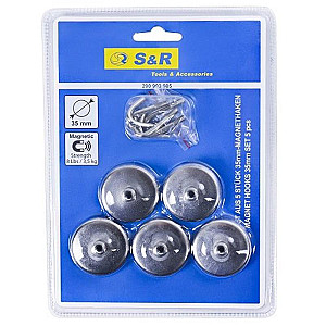 Набір магнітних гачків S&R (290903005) 5шт