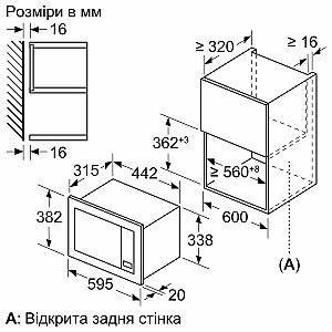 Мікрохвильова піч Bosch BFL623MC3