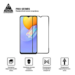 Захисне скло Armorstandart Pro для Vivo Y51 Black, 0.33mm (ARM58166)