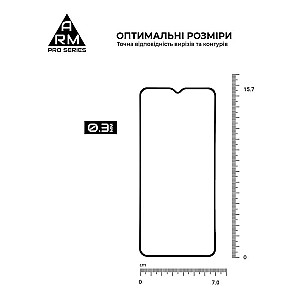 Захисне скло Armorstandart Pro для Vivo Y51 Black, 0.33mm (ARM58166)