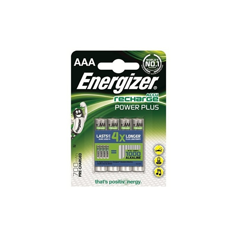 Акумулятори Energizer Recharge Power Plus AAA/HR03 LSD Ni-MH 700 mAh BL 4шт