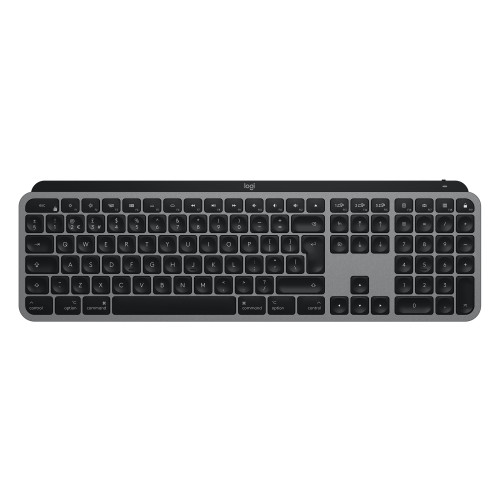Клавіатура бездротова Logitech MX Keys Wireless for Mac Ukr Space Gray (920-009558)
