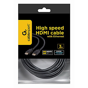 Кабель Cablexpert HDMI-HDMI v1.4, M/M, 3 м, чорний (CC-HDMI4-10) пакет