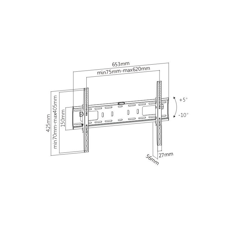 Кронштейн Satelit 39-70TILT600 (VESA600х400)