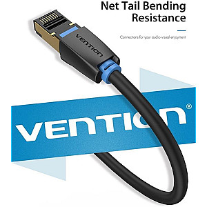Патч-корд Vention CAT 8 SFTP Ethernet, 3 m, Black (IKABI)