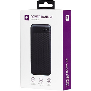Універсальна мобільна батарея 2E 20000mAh Black (2E-PB2004-BLACK)