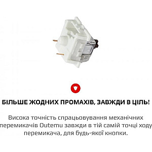 Набір перемикачів Motospeed Outemu Brown (mtsw10brw)