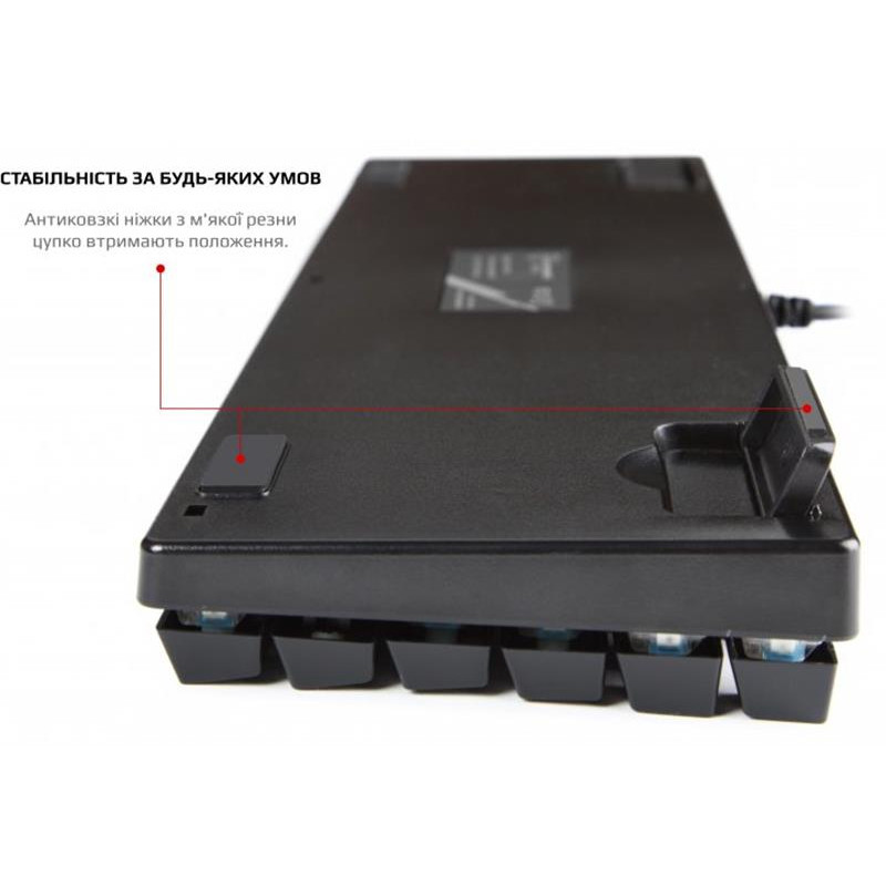 Клавіатура Motospeed CK104 Outemu Blue RGB Silver (mtck104cmb) 