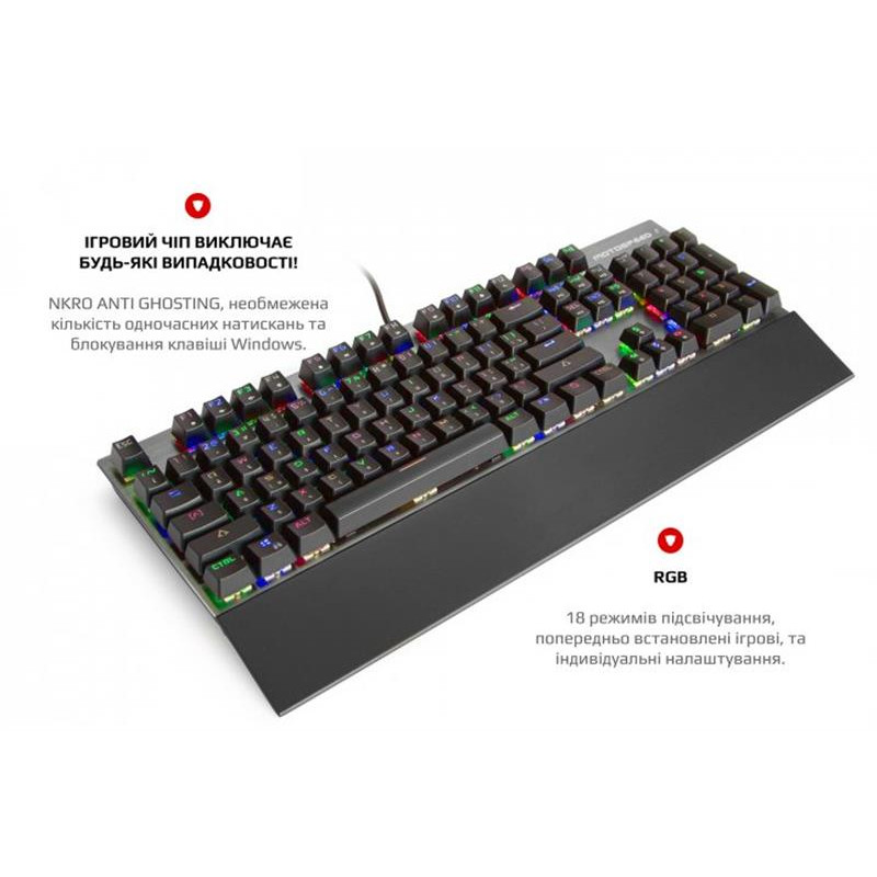 Клавіатура Motospeed CK108 Outemu Red Silver (mtck108mr) 