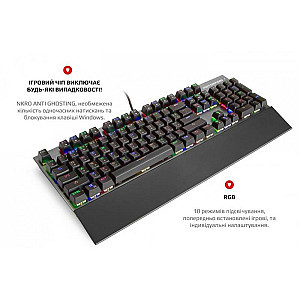 Клавіатура Motospeed CK108 Outemu Red Silver (mtck108mr) 