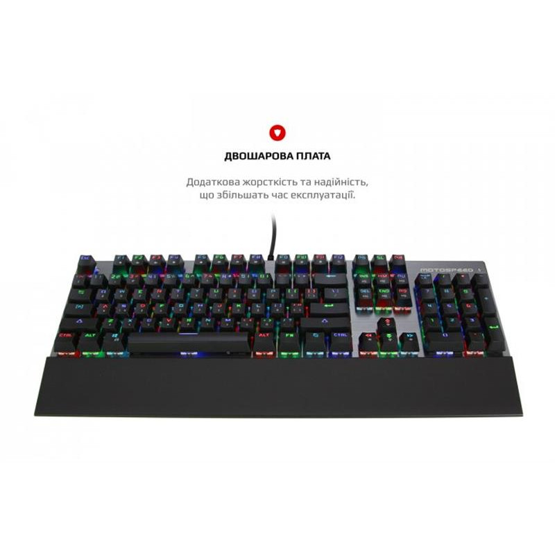 Клавіатура Motospeed CK108 Outemu Red Silver (mtck108mr) 