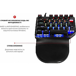 Клавіатура Motospeed K27 Outemu Red Black (mtk27mr)