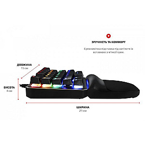 Клавіатура Motospeed K27 Outemu Blue Black (mtk27mb)