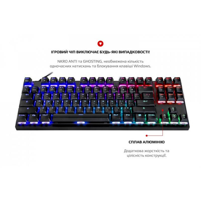 Клавіатура Motospeed K82 Outemu Blue Black (mtk82mb)