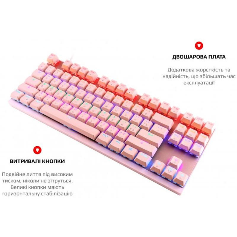 Клавіатура Motospeed K82 Outemu Blue Pink (mtk82pmb)