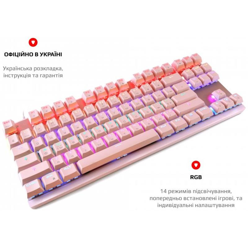 Клавіатура Motospeed K82 Outemu Blue Pink (mtk82pmb)