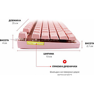 Клавіатура Motospeed K82 Outemu Blue Pink (mtk82pmb)