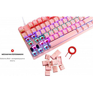 Клавіатура Motospeed K82 Outemu Red Pink (mtk82pmr)
