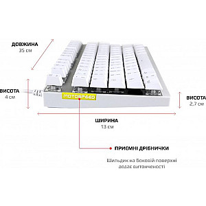 Клавіатура Motospeed K82 Outemu Blue White (mtk82wmb)