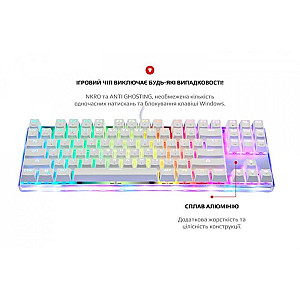 Клавіатура Motospeed K87S Outemu Blue White (mtk87smb)