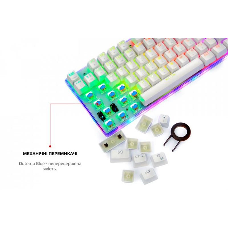 Клавіатура Motospeed K87S Outemu Blue White (mtk87smb)