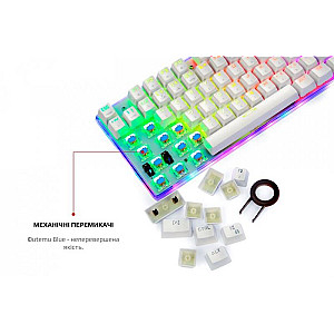 Клавіатура Motospeed K87S Outemu Blue White (mtk87smb)