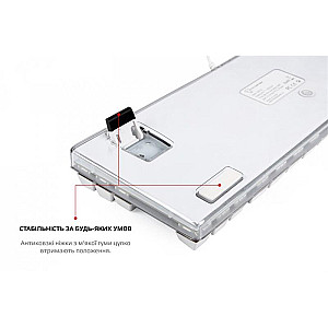 Клавіатура Motospeed K87S Outemu Red White (mtk87smr)