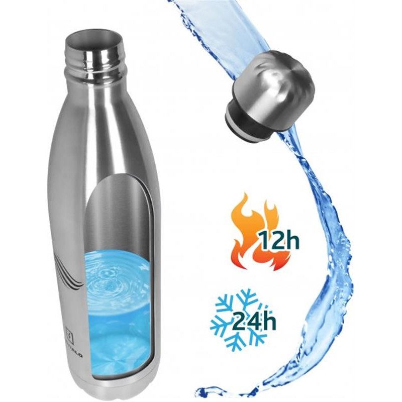 Термопляшка Tavialo 1000 мл сріблястий (191010109)