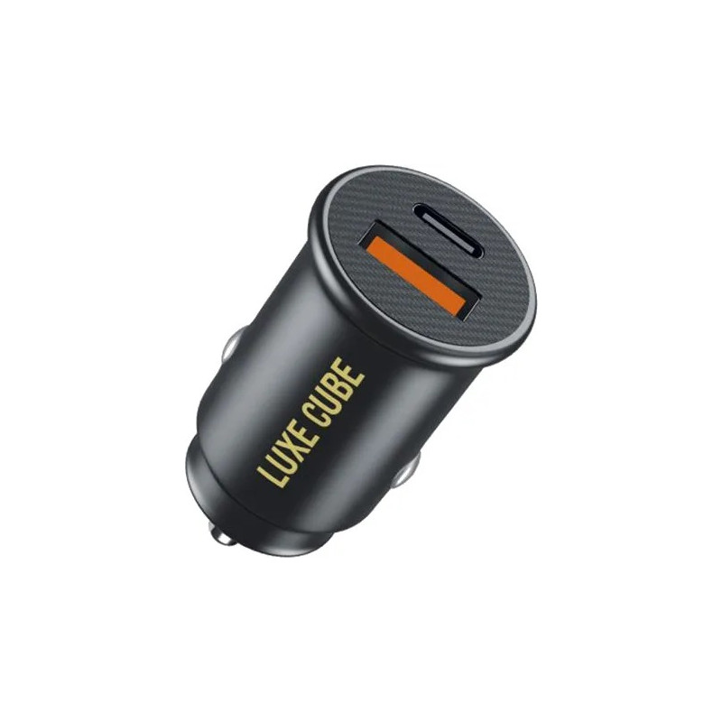 Автомобільний зарядний пристрій Luxe Cube 20W (2USBх3A) Black (9988449841235)