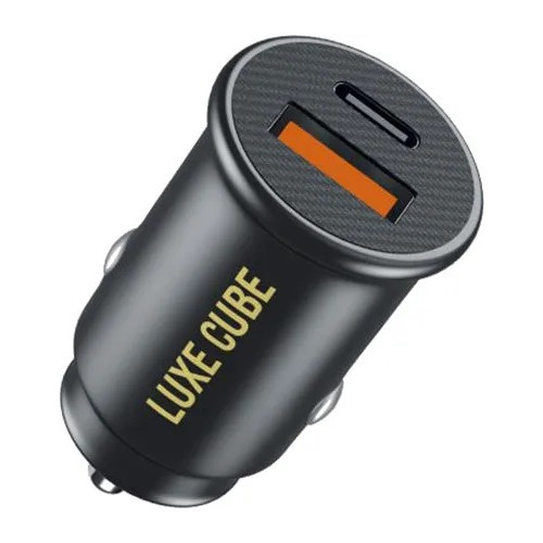Автомобільний зарядний пристрій Luxe Cube 20W (2USBх3A) Black (9988449841235)