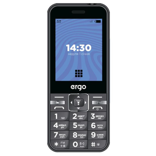 Мобiльний телефон Ergo E281 Dual Sim Black