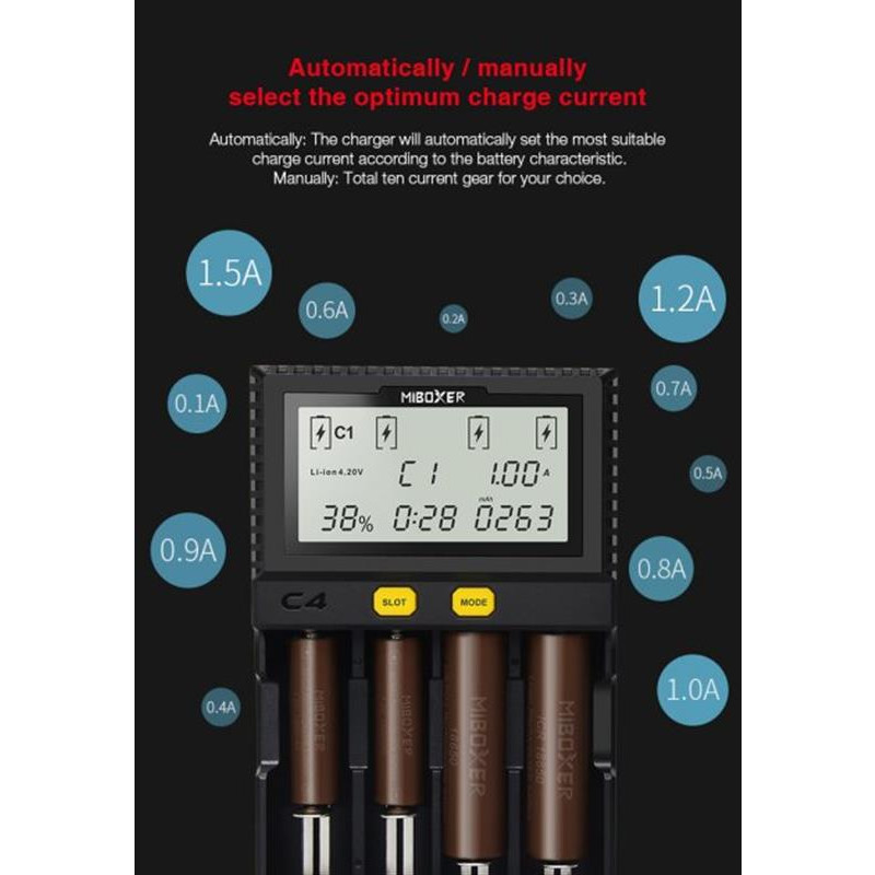 Зарядний пристрій MiBoxer C4-v4
