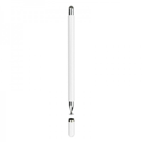 Стілус універсальний Goojodoq 2 в 1 Capacitive Drawing Point Ball White (1005001792837306W)