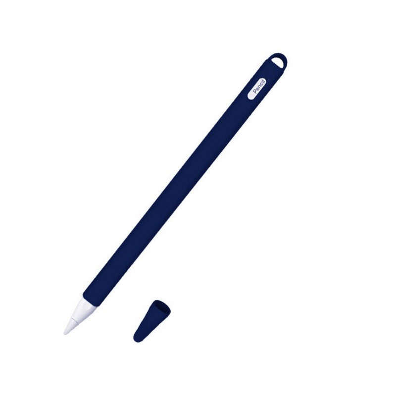 Чохол TPU Goojodoq Hybrid Ear для стілуса Apple Pencil 2 Dark/Blue тех.пак (4001055094286DB)