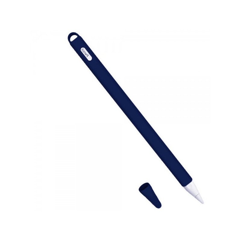 Чохол TPU Goojodoq Hybrid Ear для стілуса Apple Pencil 2 Dark/Blue тех.пак (4001055094286DB)