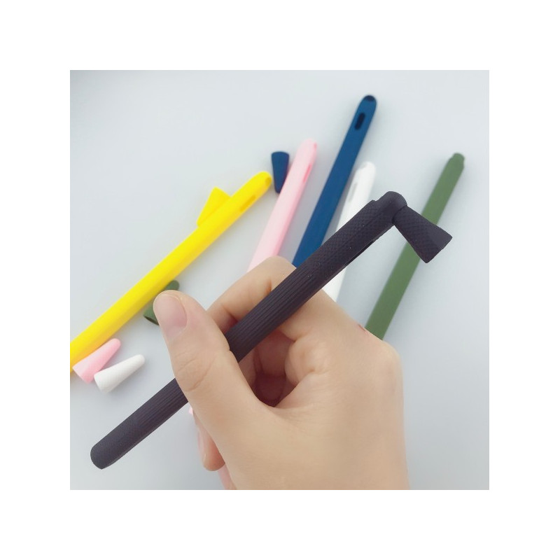 Чохол TPU Goojodoq Hybrid Ear для стілуса Apple Pencil 2 Dark/Blue тех.пак (4001055094286DB)