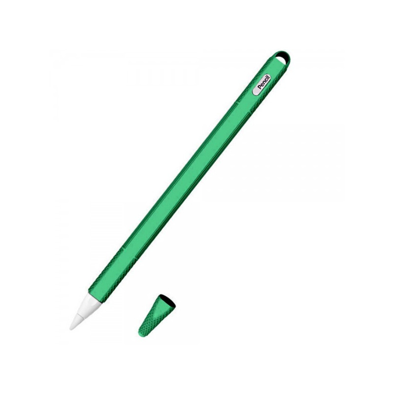 Чохол TPU Goojodoq Hybrid Ear для стілуса Apple Pencil 2 Green тех.пак (4001055094286G)