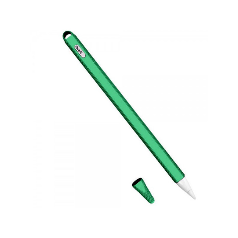 Чохол TPU Goojodoq Hybrid Ear для стілуса Apple Pencil 2 Green тех.пак (4001055094286G)