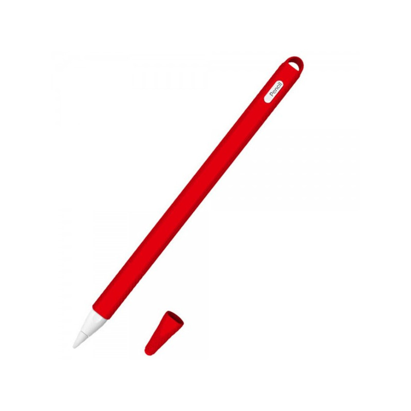 Чохол TPU Goojodoq Hybrid Ear для стілуса Apple Pencil 2 Red тех.пак (4001055094286R)