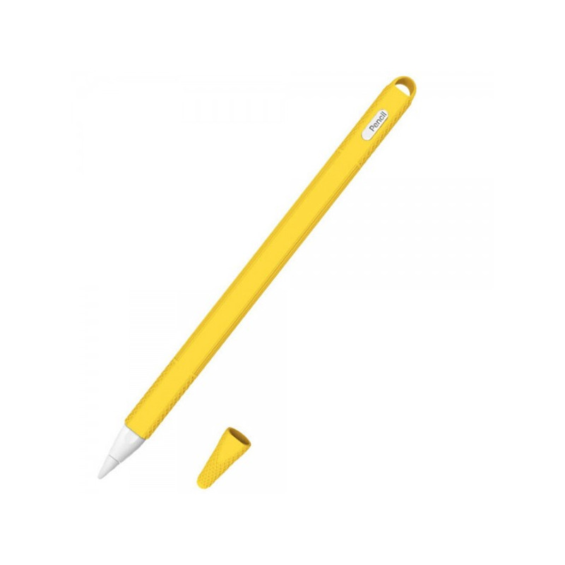 Чохол TPU Goojodoq Hybrid Ear для стілуса Apple Pencil 2 Yellow тех.пак (4001055094286Y)
