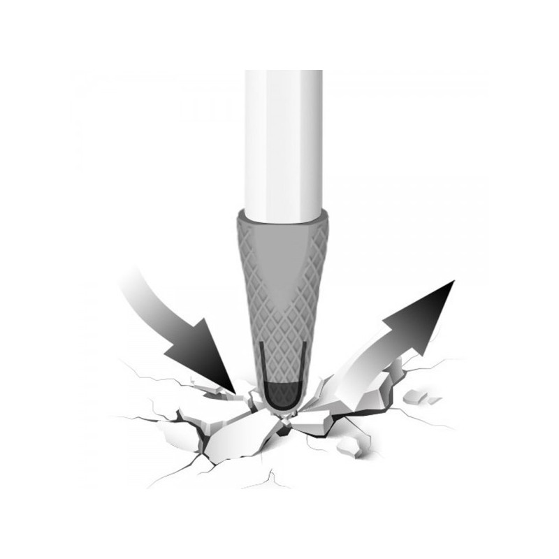 Чохол TPU Goojodoq Hybrid Ear для стілуса Apple Pencil 2 Yellow тех.пак (4001055094286Y)